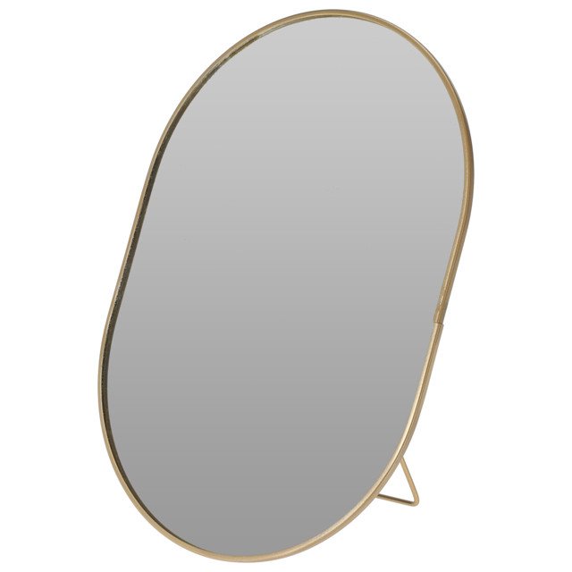 зеркало настольное KOOPMAN 160х220мм стекло/металл золото