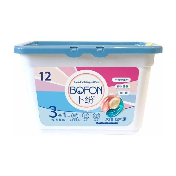 Капсулы для стирки Bofon 3 в 1 12 шт