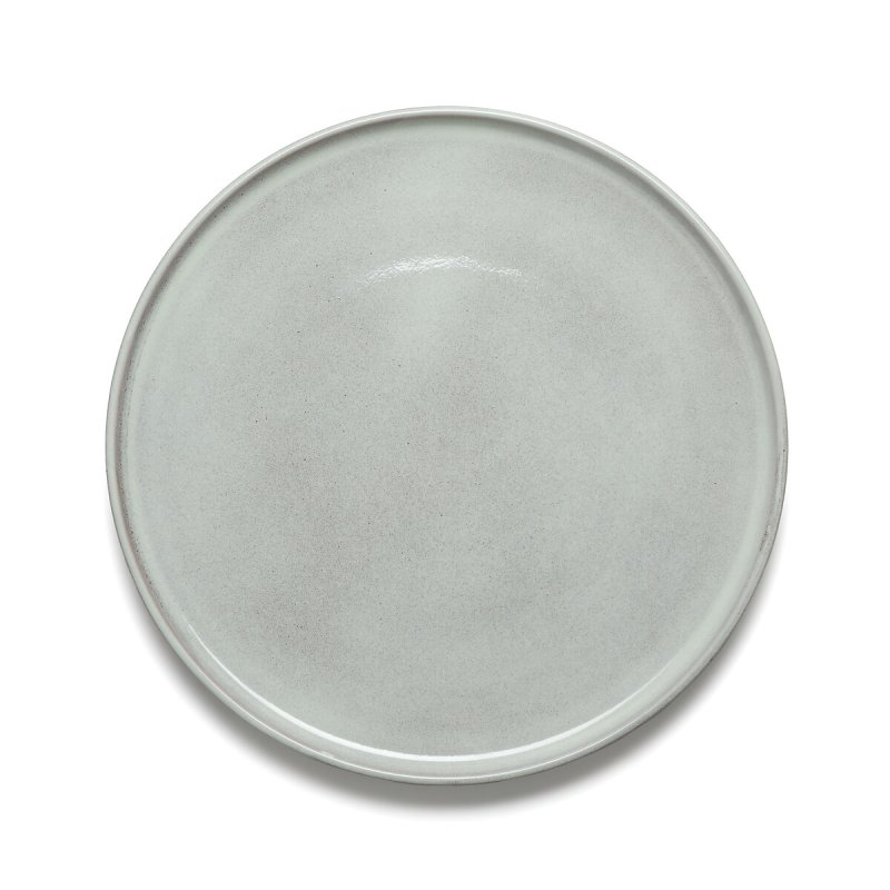 Комплект из шести плоских тарелок из керамики с глазурованным покрытием Lysel единый размер серый
