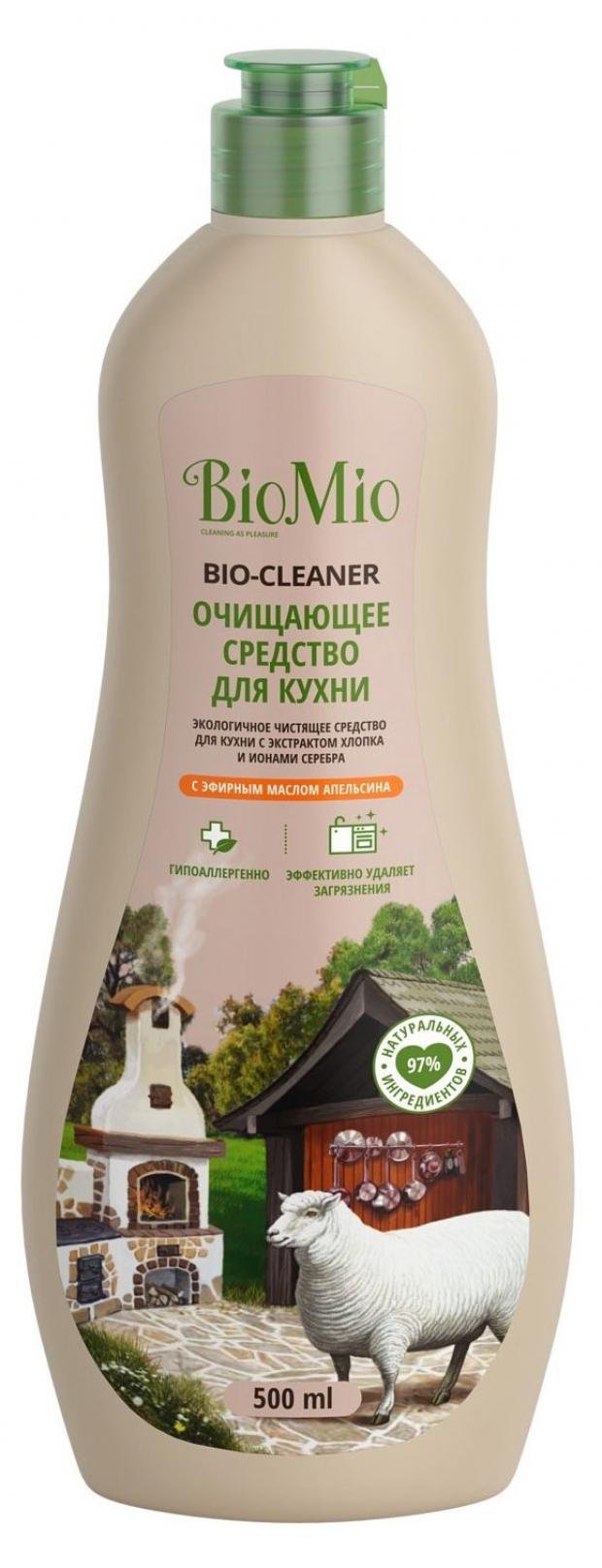 Чистящее средство для кухни Экологичное BioMio Bio-Kitchen Cleaner Апельсин, 500 мл
