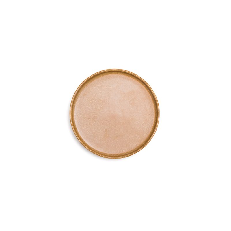 Комплект из шести тарелок для хлеба из керамики с глазурованным покрытием Boldi единый размер каштановый